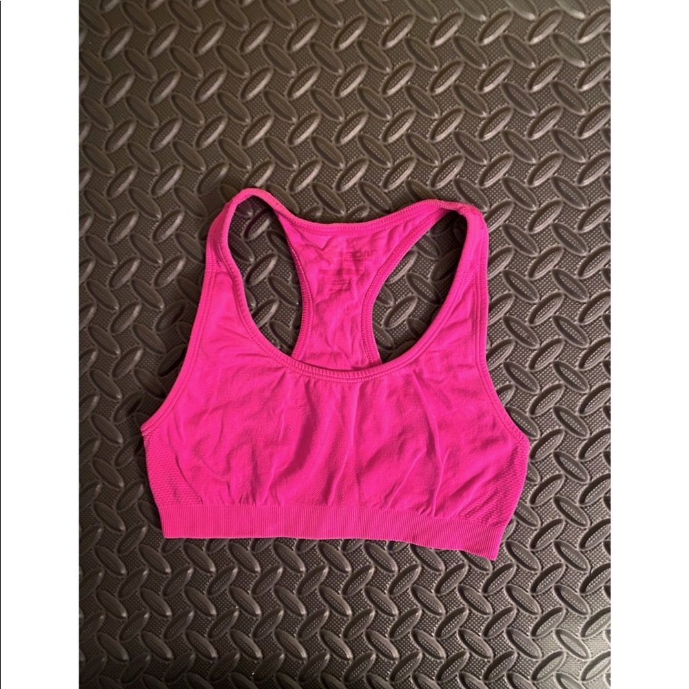 Pink Sports Bra